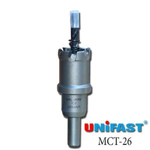 Mũi khoét lỗ hợp kim Unifast MCT-26 chuyên khoét kim loại