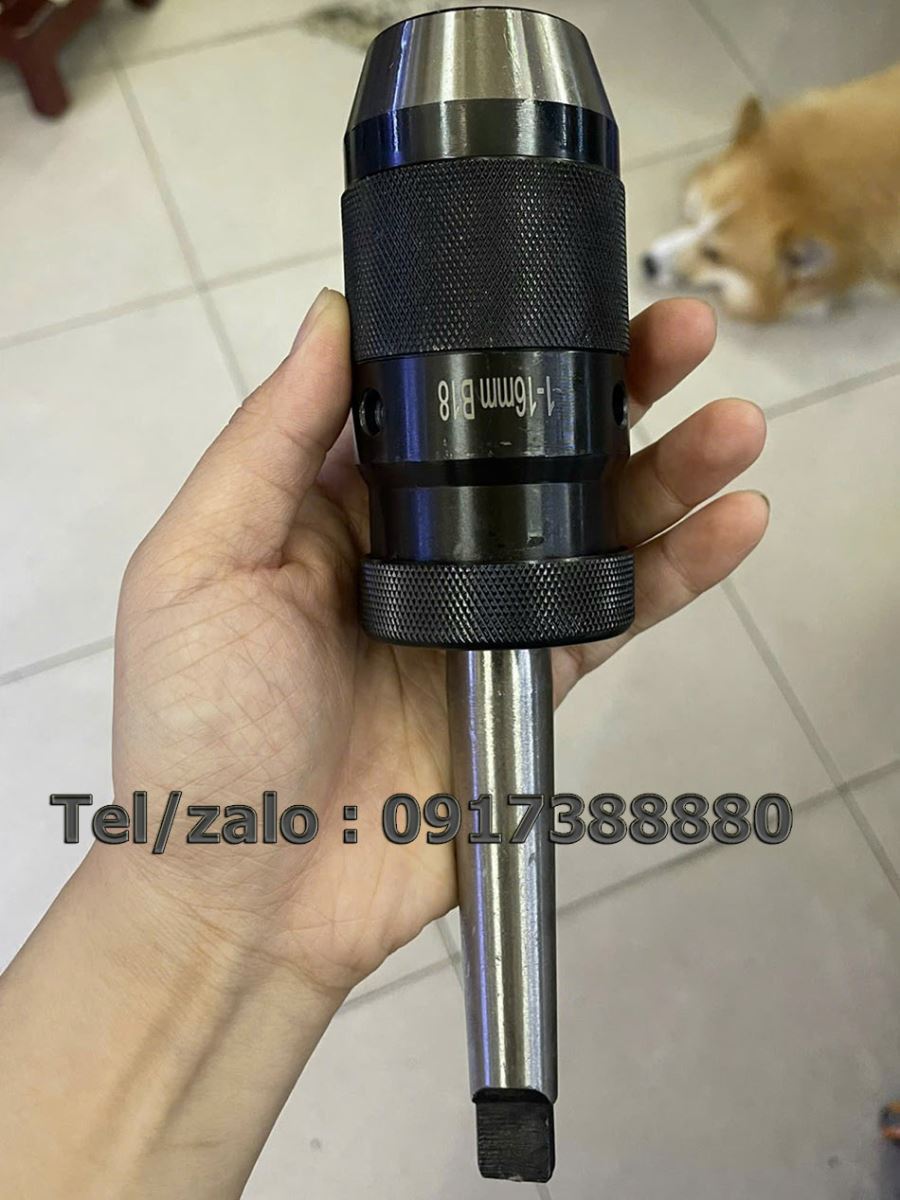 đầu khoan tự động không chìa 1-16mm và côn MT2